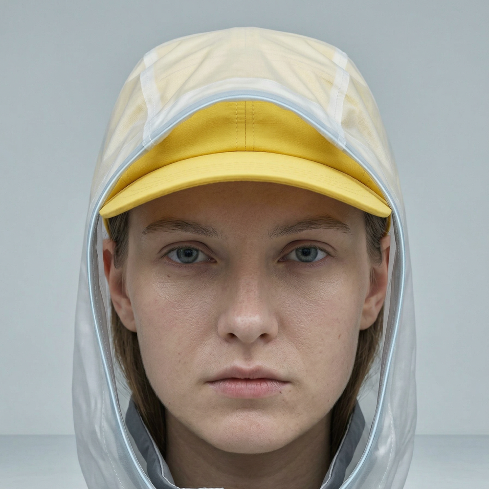 Gorra clásica amarilla ajustable