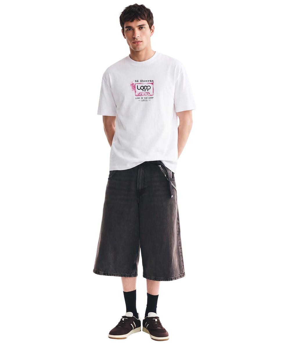 Playera Relaxed Fit de manga larga en algodón-5