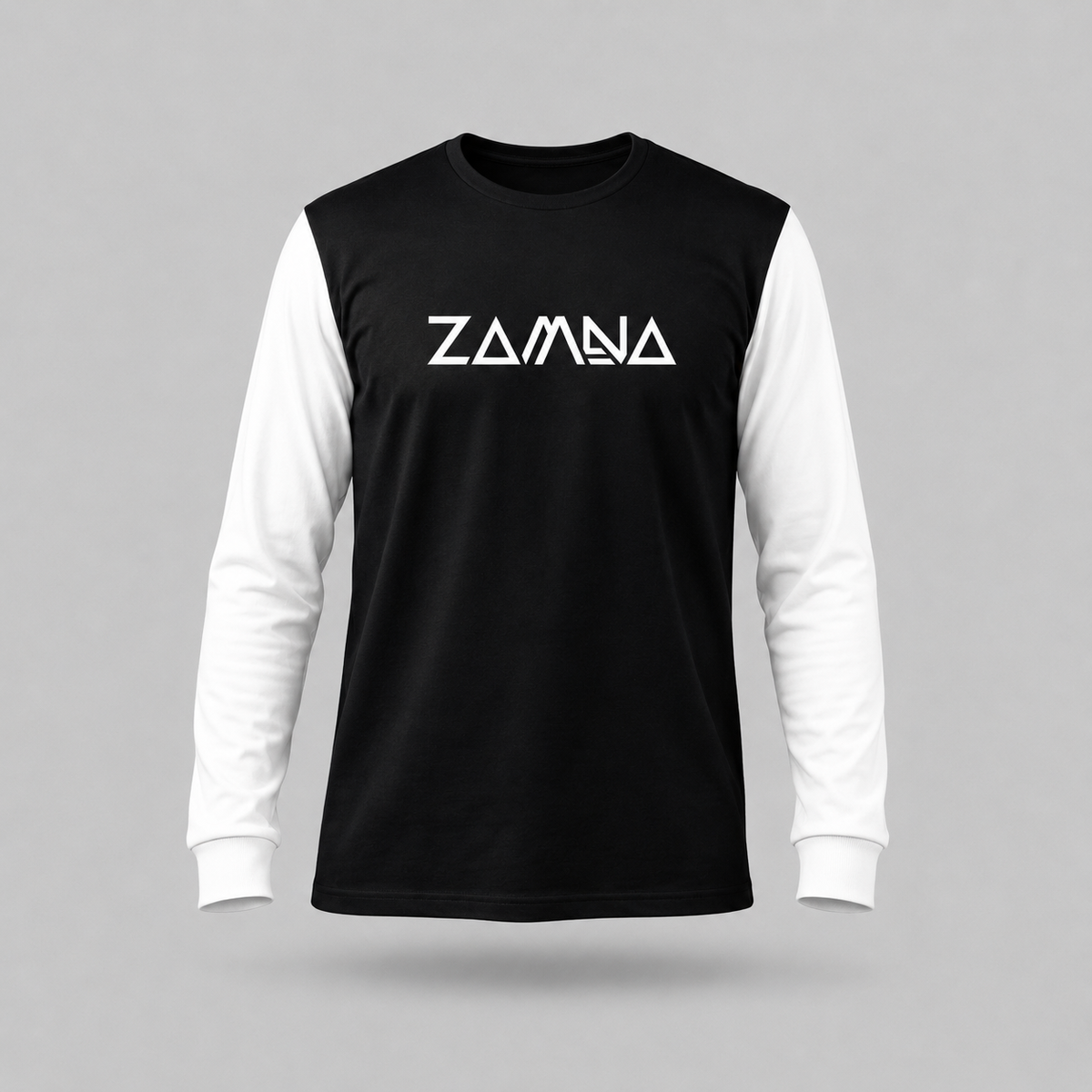 Playera Zamna bicolor de manga larga