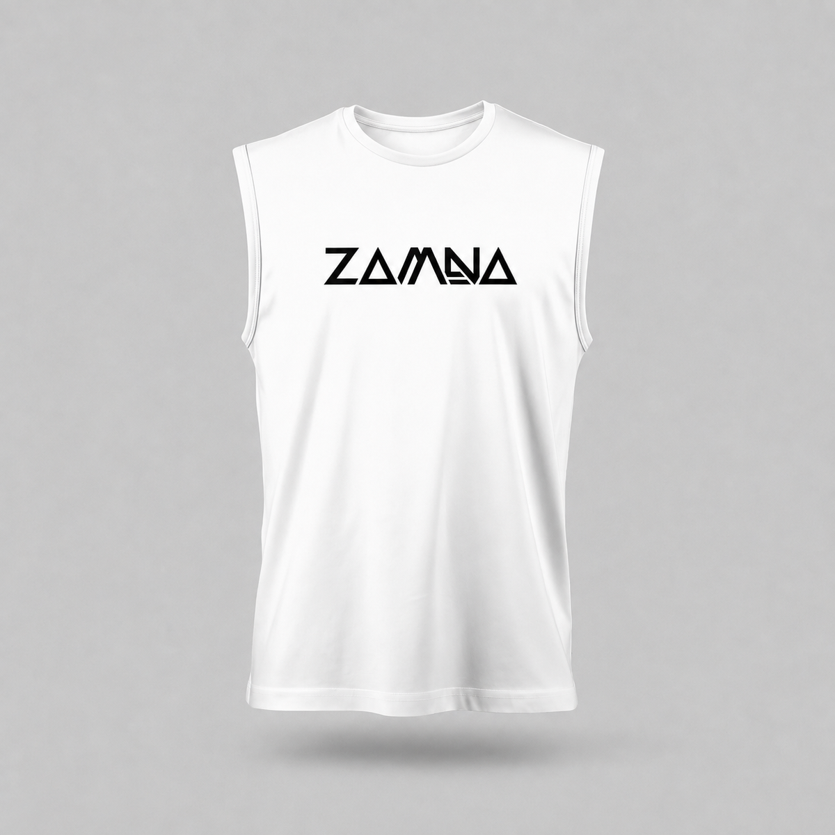 Playera Zamna blanca sin mangas