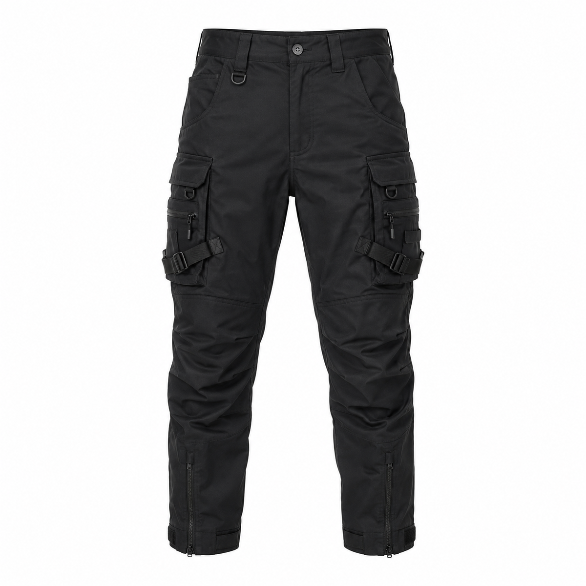 Pantalón cargo táctico negro-2