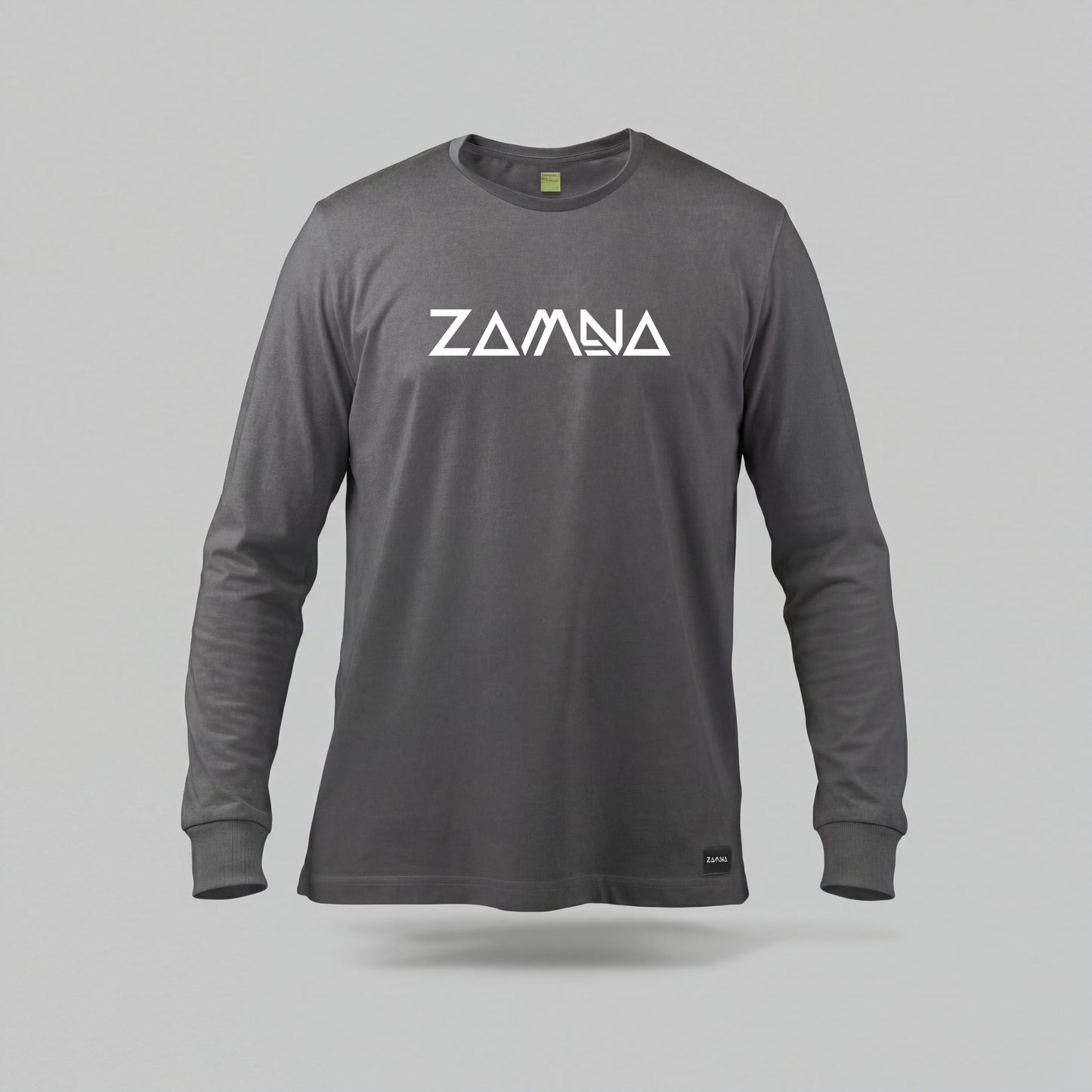 Zamna Club Tee — Core Logo (Manga Larga)