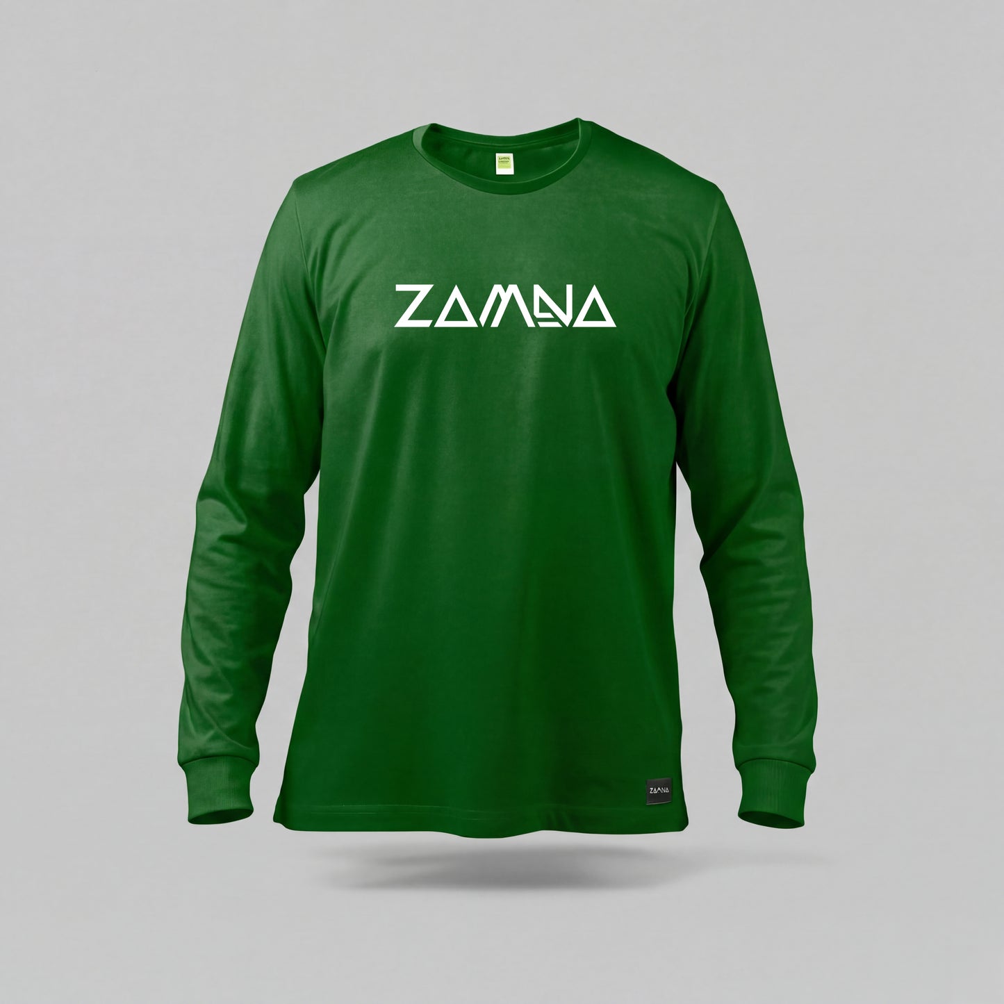 Zamna Club Tee — Core Logo (Manga Larga)