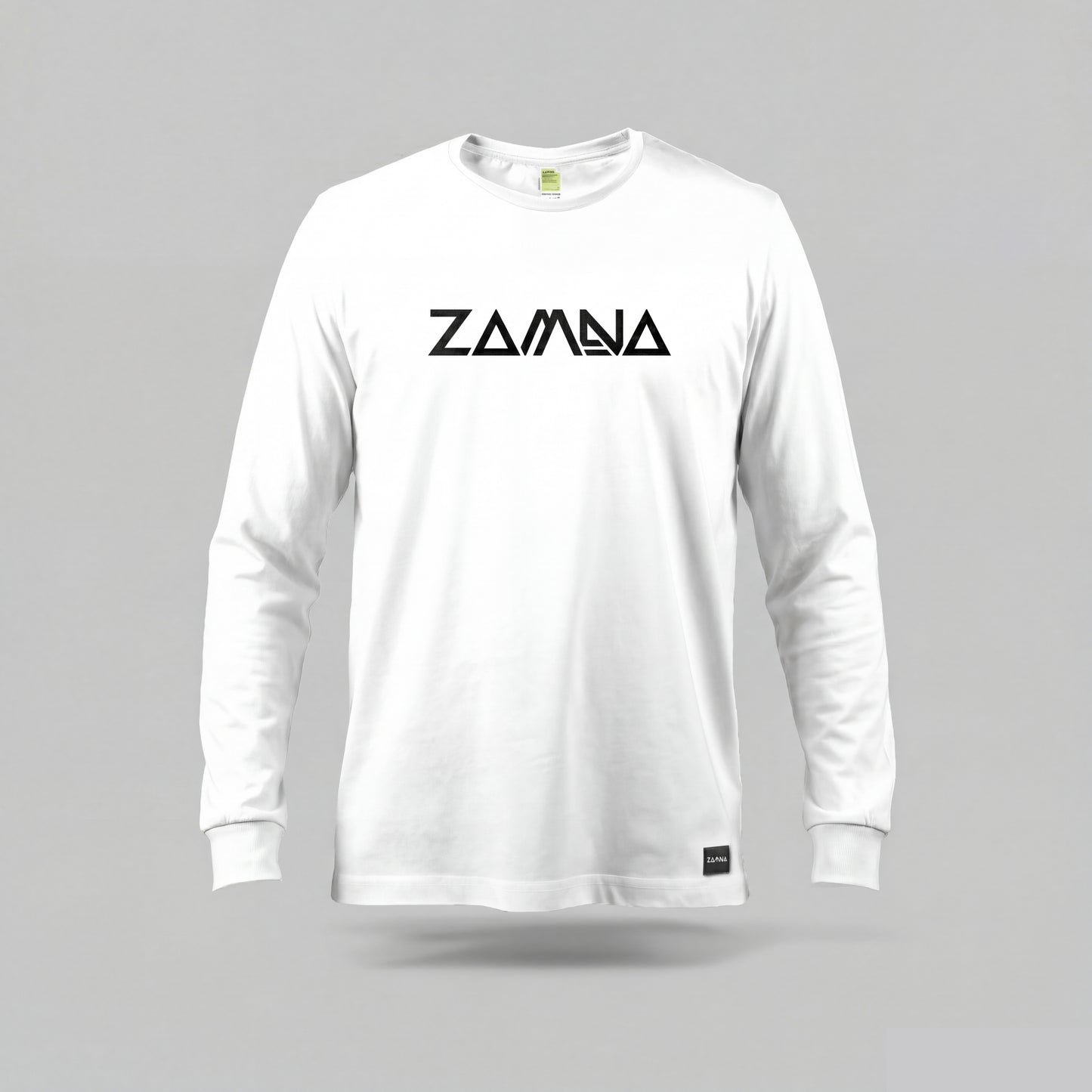 Zamna Club Tee — Core Logo (Manga Larga)