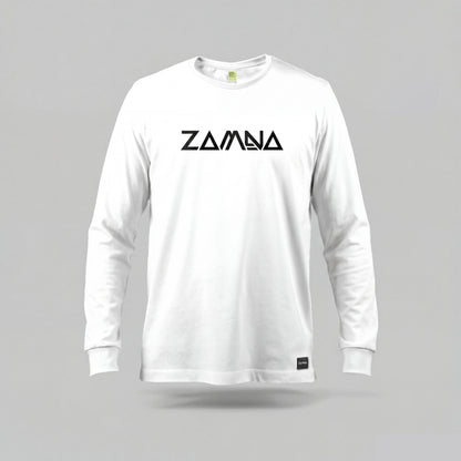 Zamna Club Tee — Core Logo (Manga Larga)