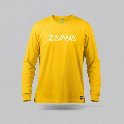 Zamna Club Tee — Core Logo (Manga Larga)